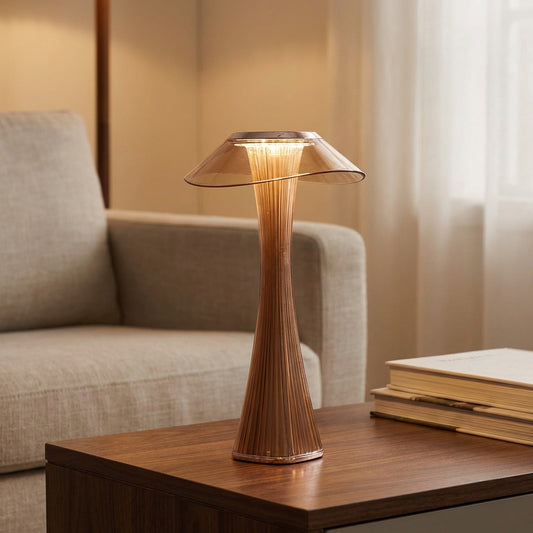 Modern Sculpted Accent Lamp - Eclarae