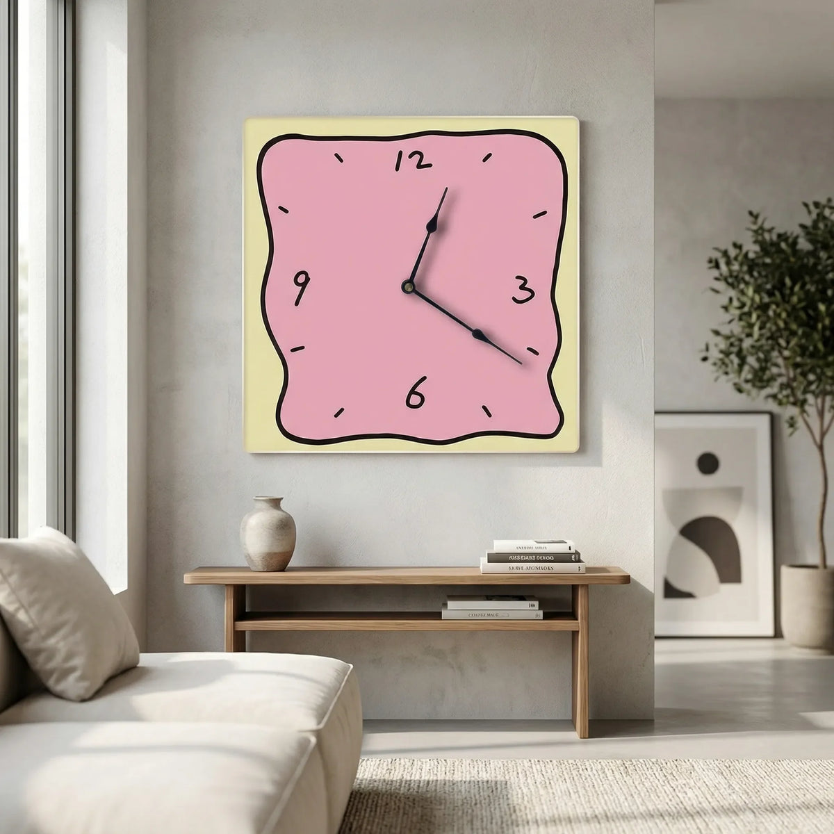 Modern Square Wall Clock - TimeLuma