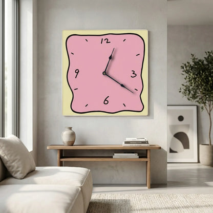 Modern Square Wall Clock - TimeLuma