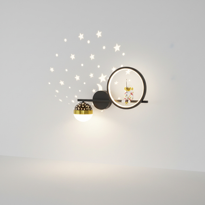 Moderne Kinderwandleuchte -  MoonPlay