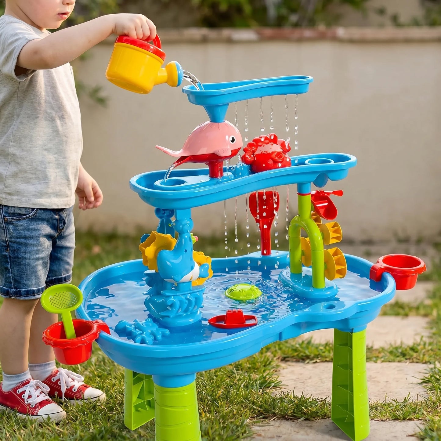 Multi-Level Sensory Play Table - Flowtix