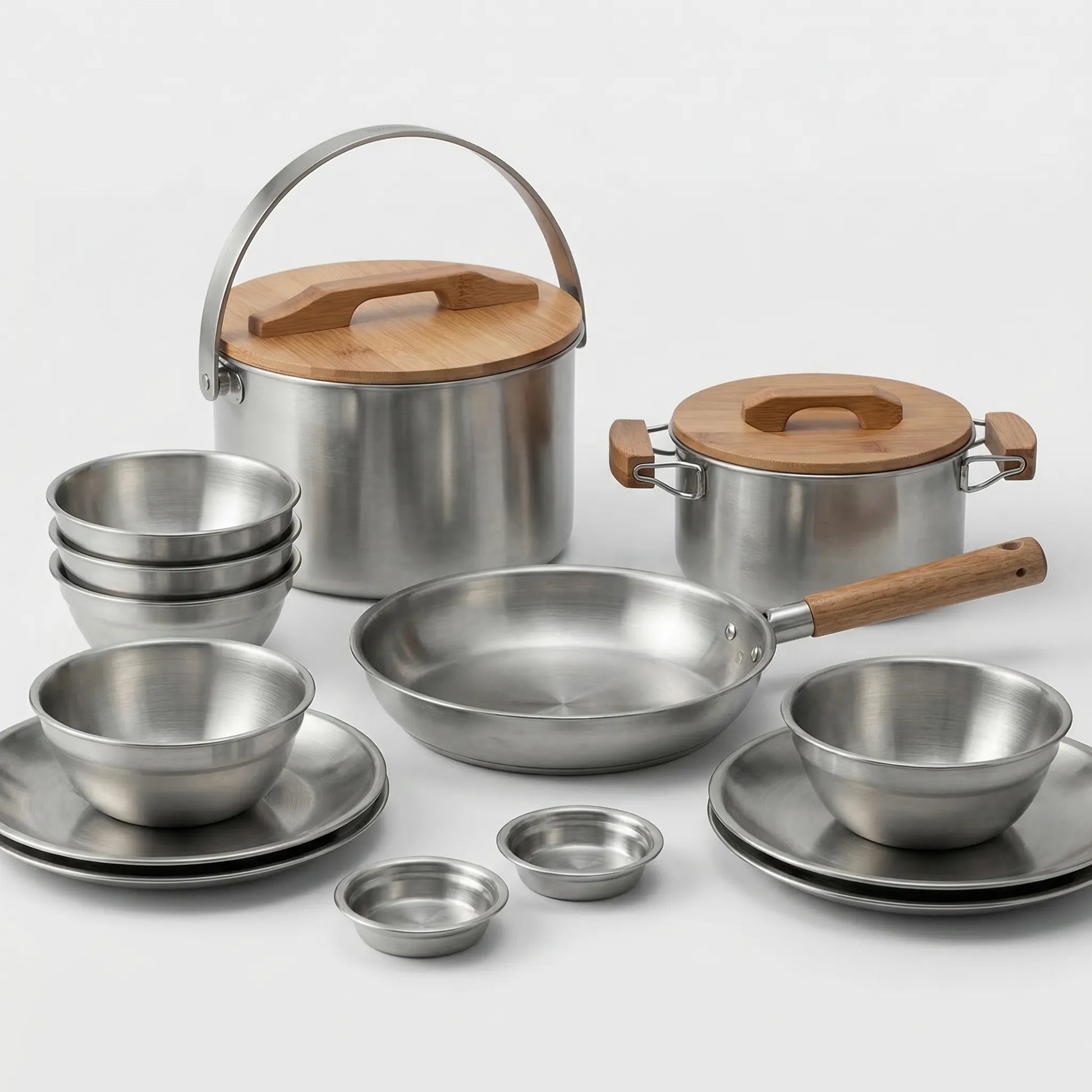 Multi-Piece Outdoor Camping Cookware Set -  Campori