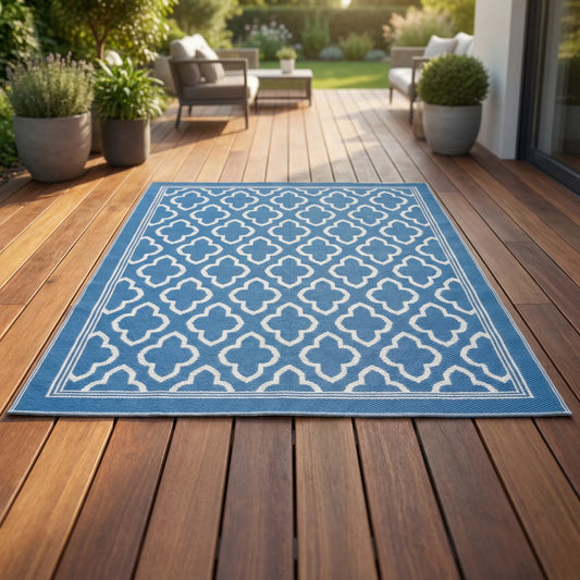 Outdoor Patterned Area Rug - BohoVerra