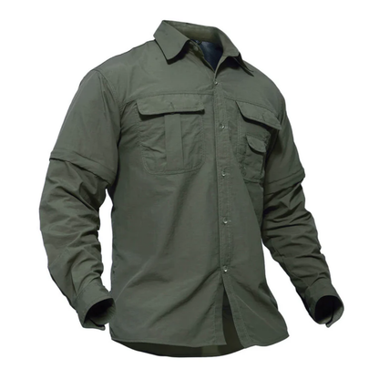 Outdoor Shirt With Zip-Off Sleeves - Ricardo