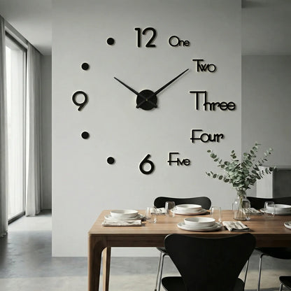 Oversized Modern Wall Clock - Clockique