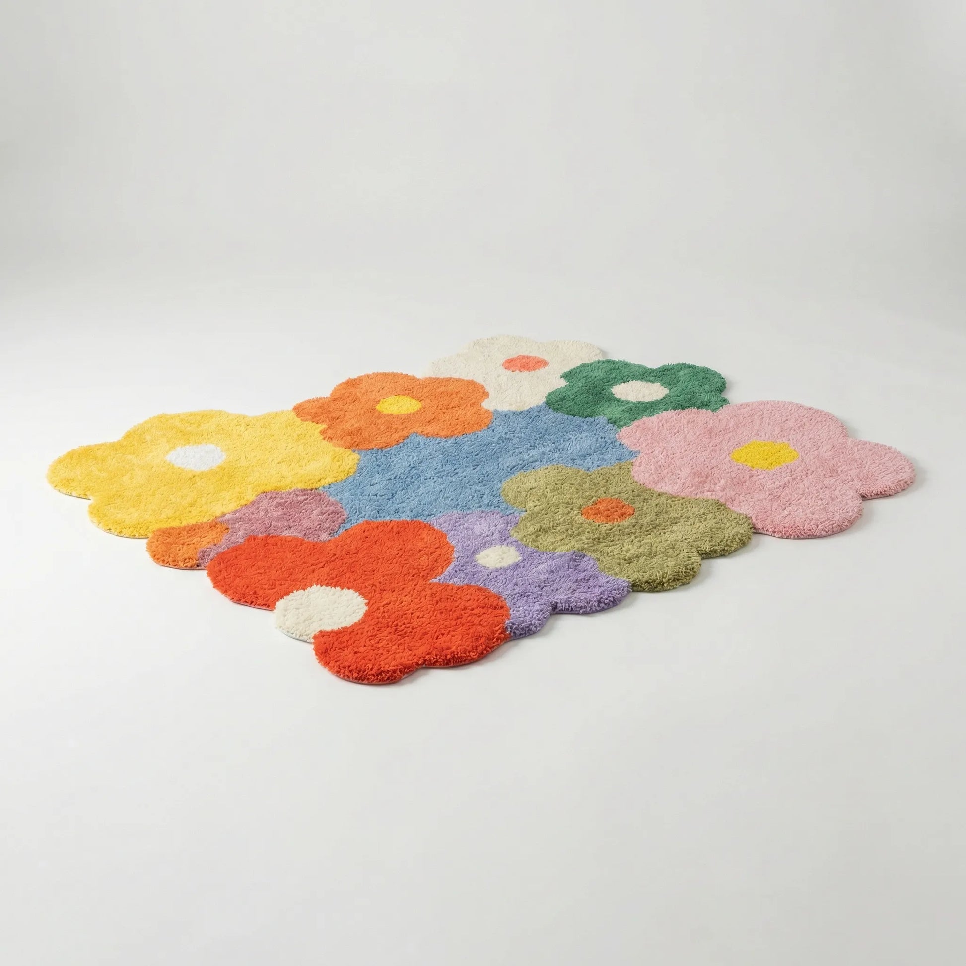 Playful Floral Area Rug - MeadowBloom