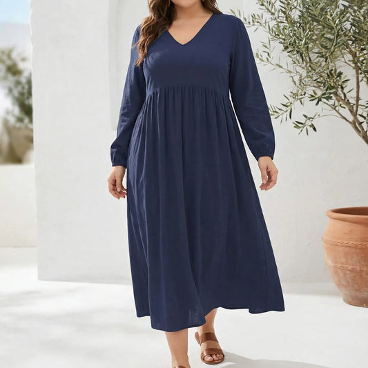 Plus-Size Casual Everyday Dress - Marlene