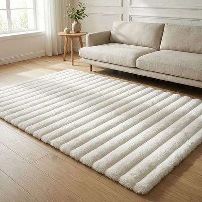 Plush Bubble Floral Rug - Veluvia