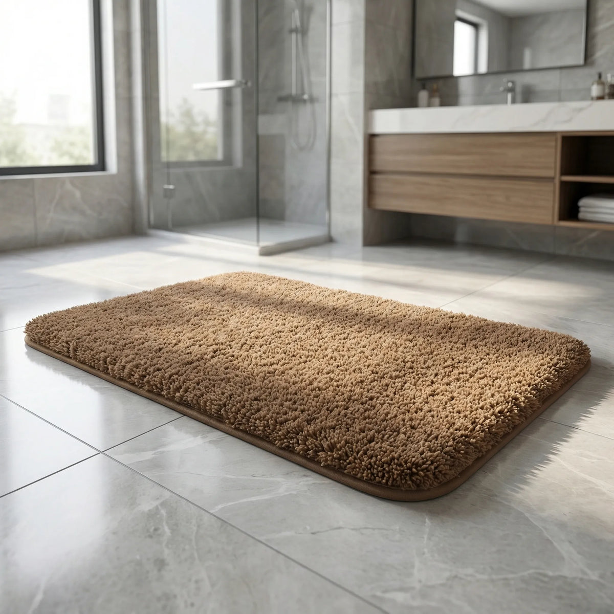 Plush Rectangular Bath Mat - PlushStep