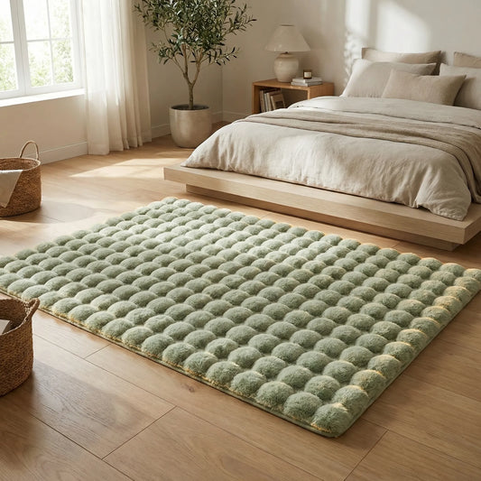 Plush Textured Floor Rug - Furrayne