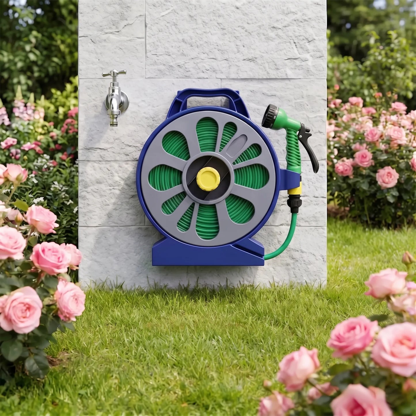 Portable Garden Hose Reel - Flowten