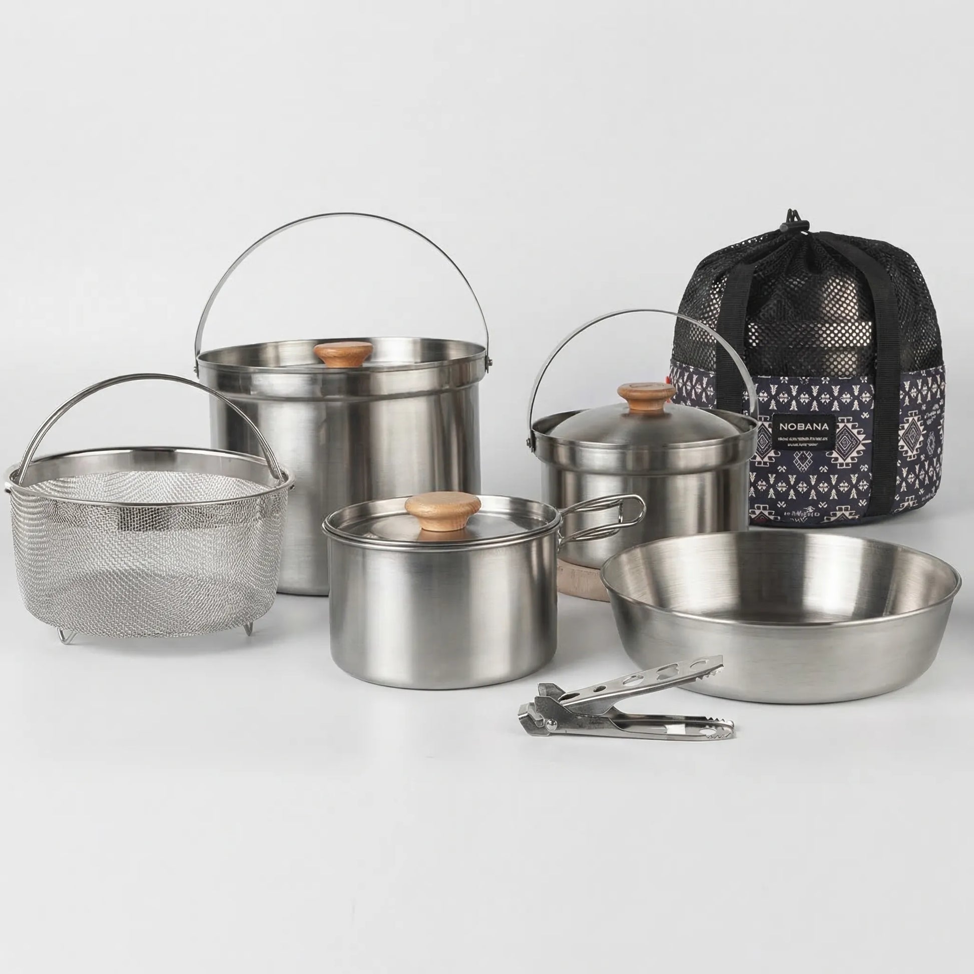Portable Multi-Piece Outdoor Cookware Set -  Outvenco