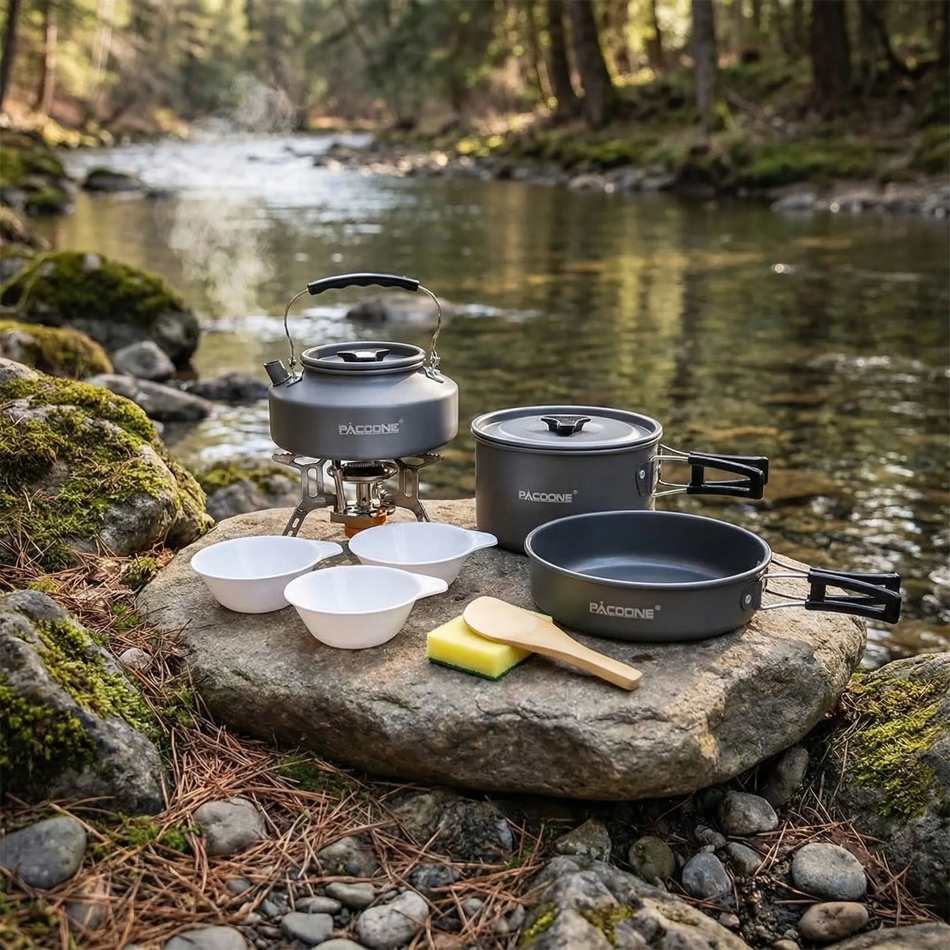 Portable Outdoor Camping Cookware Set -  Campuro