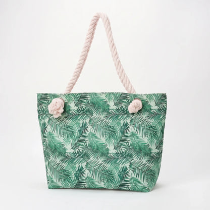 Printed Summer Beach Bag - Okatote