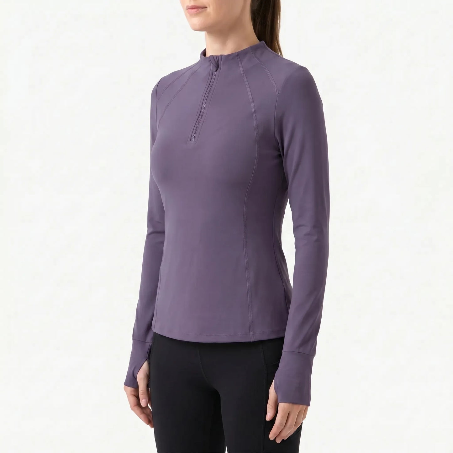 Quarter-Zip Sports Top -  Samantha