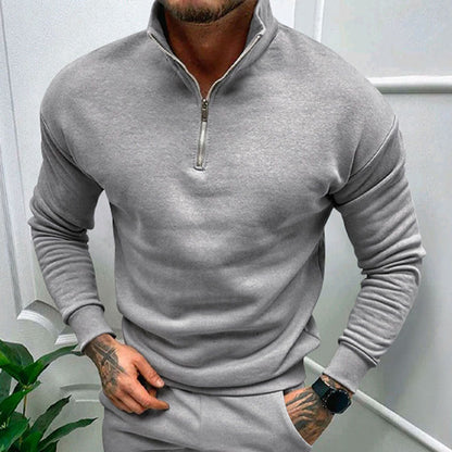 Men's Sweater with Half Zip – Matteo