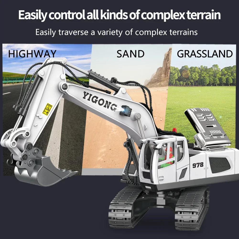 Radio Controlled Excavator Model - RumbleArm