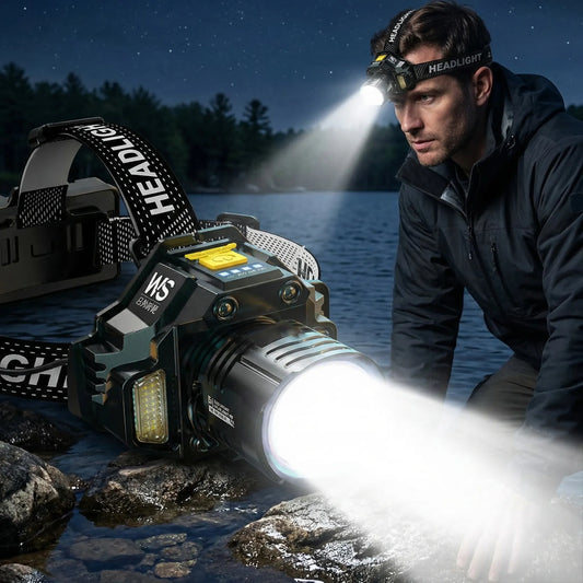 Rechargeable COB LED Head Torch -  Lumabeam