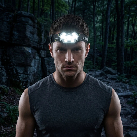 Rechargeable Headlamp With Motion Sensor - Optiva