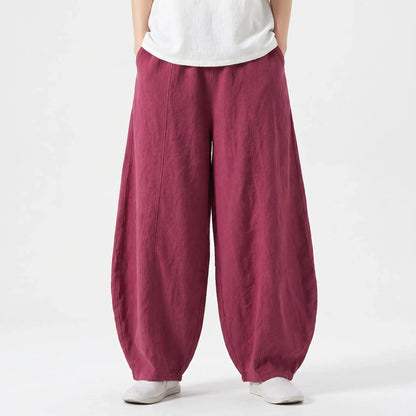 Relaxed Fit Barrel Trousers -  Joy