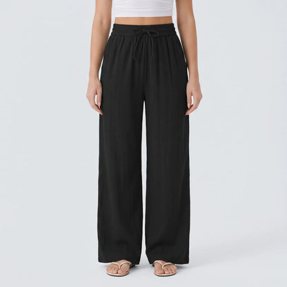 Relaxed Wide-Leg Casual Trousers - Julie