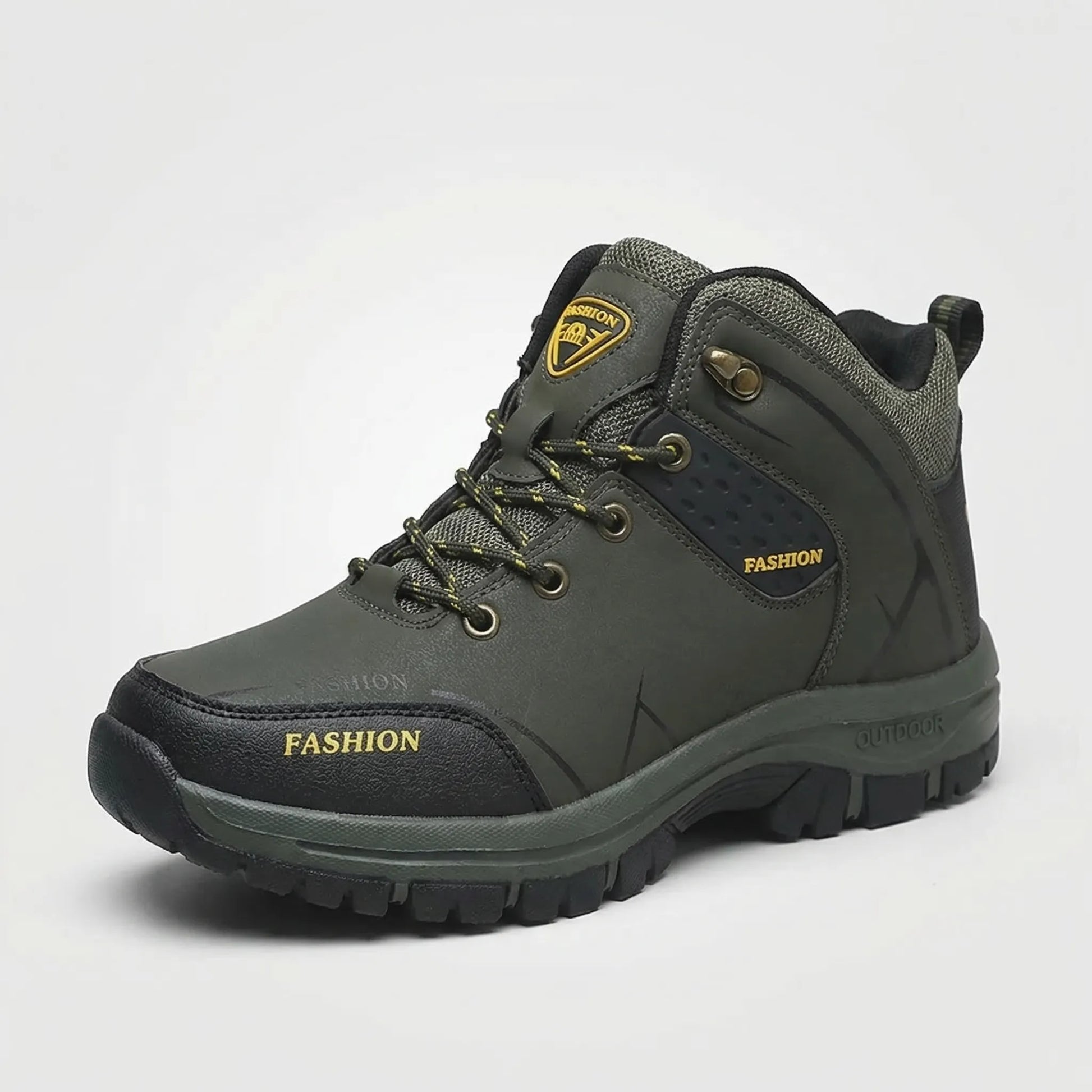 Retro-Style Ankle Hiking Boot -  Terraxen