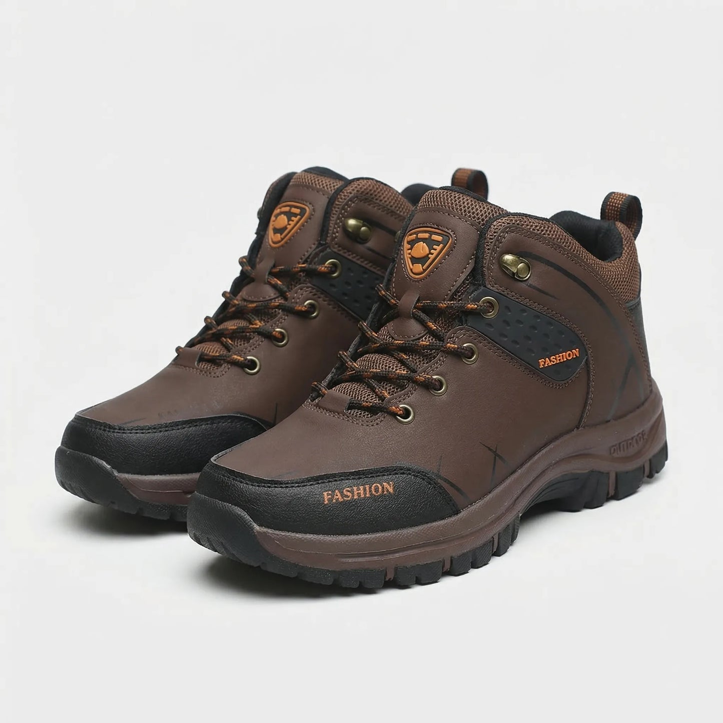 Retro-Style Ankle Hiking Boot -  Terraxen