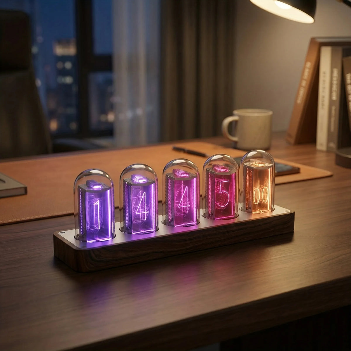 Retro Digital Desk Clock - ChroniGlow