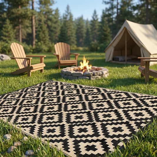 Reversible Boho Outdoor Rug - BohoLaya