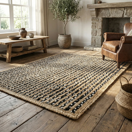 Reversible Woven Area Rug - Rovelle