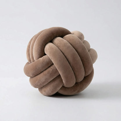 Rond Knoopkussen In Bolvorm - Plushknot