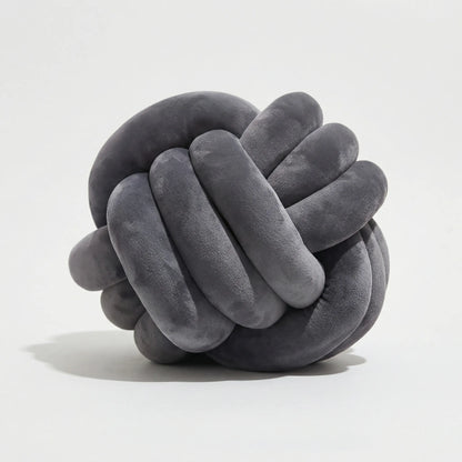 Rond Knoopkussen In Bolvorm - Plushknot