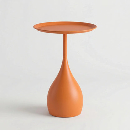 Ronde Bijzettafel Met Sierlijk Voetstuk - Roundivo