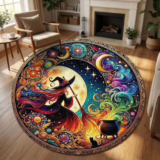 Round Decorative Area Rug - Lunacircle