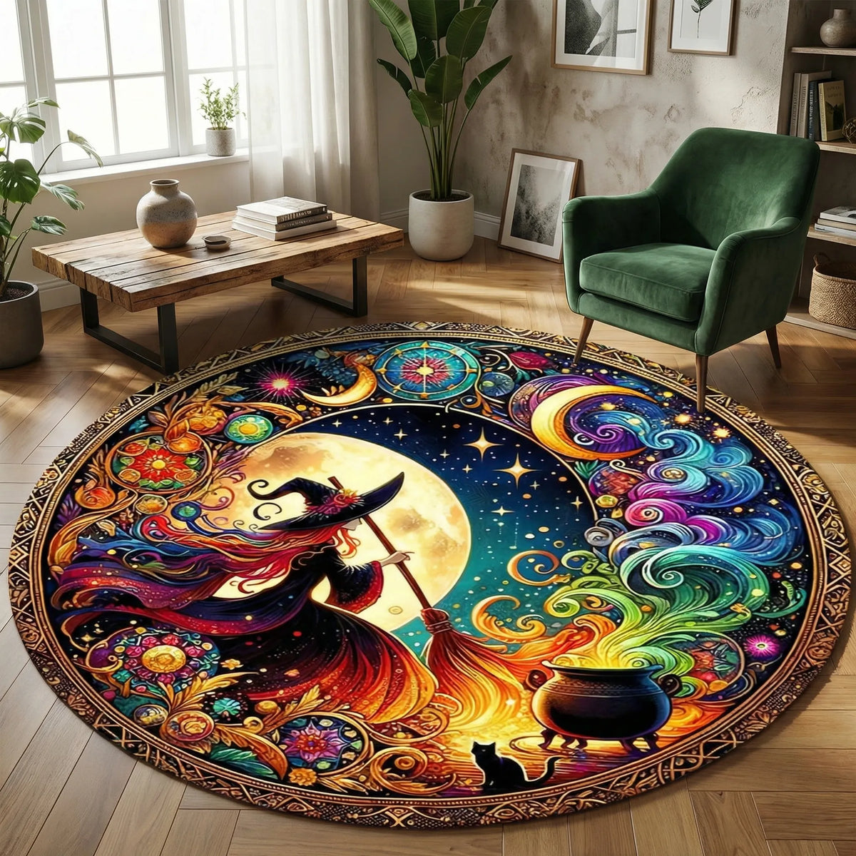 Round Decorative Area Rug - Mystivelle