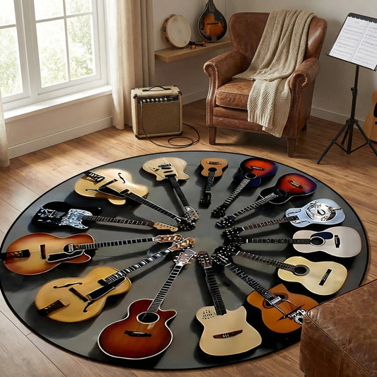 Round Decorative Area Rug - Strumora