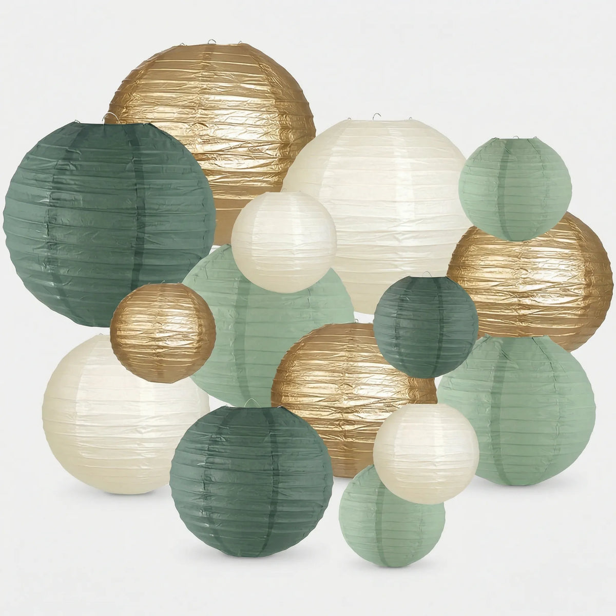 Round Hanging Lantern Set - Festivara