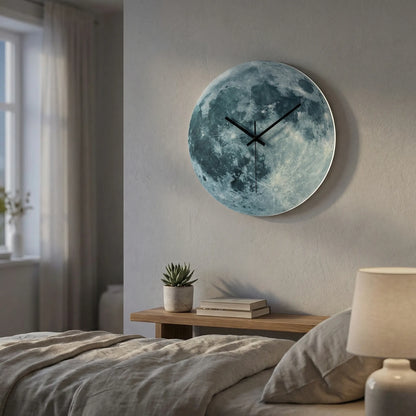 Round Illuminated Wall Clock - Moonveris