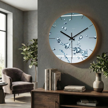 Round Modern Wall Clock - LuminaraClock