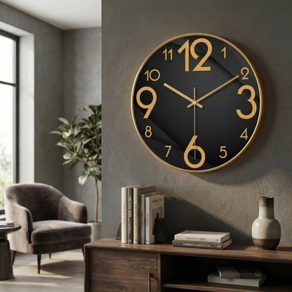 Round Modern Wall Clock - LuminaraClock