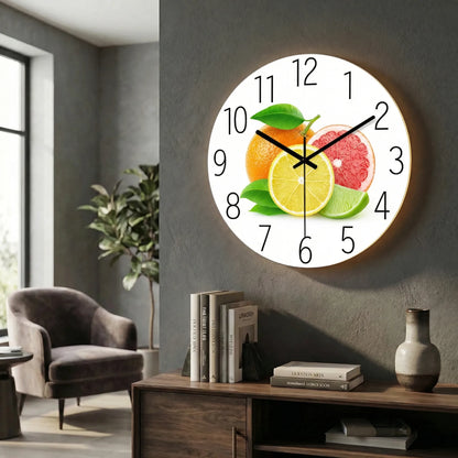 Round Modern Wall Clock - LuminaraClock