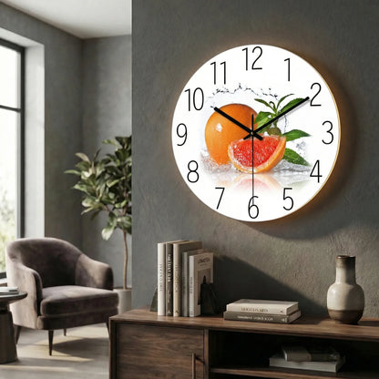 Round Modern Wall Clock - LuminaraClock