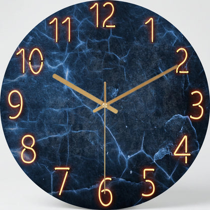 Round Modern Wall Clock - LuminaraClock