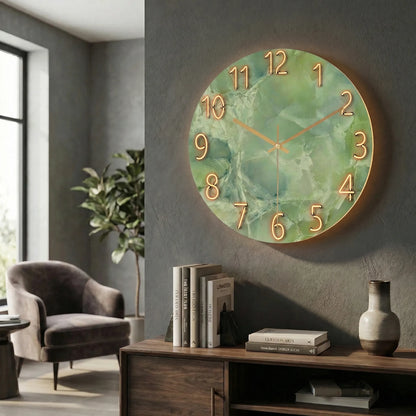 Round Modern Wall Clock - LuminaraClock