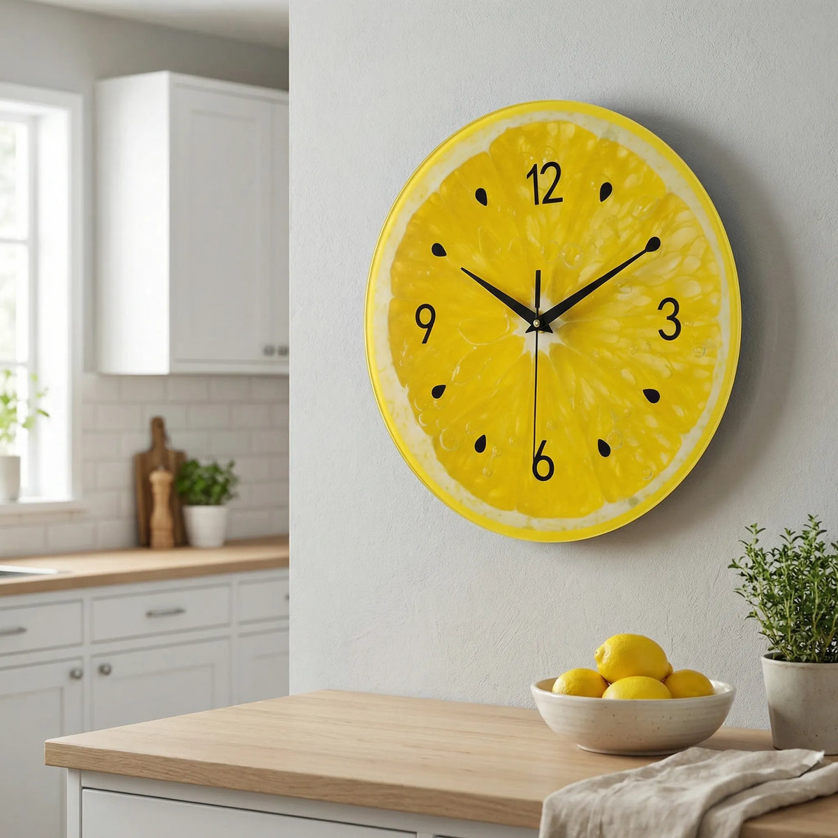 Round Novelty Wall Clock - Citraliq