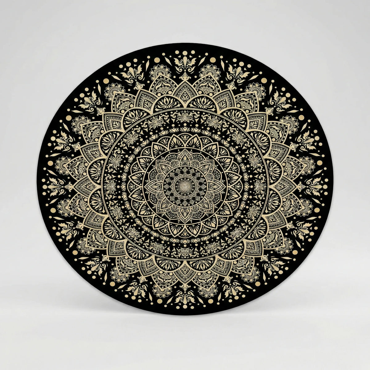 Round Patterned Area Rug - Lunadara