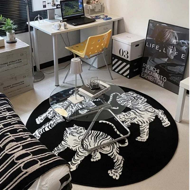 Round Plush Area Rug - Luxeround
