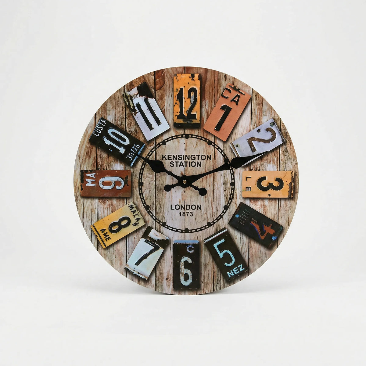 Round Vintage Wall Clock - RustiqueClocko
