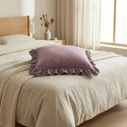 Ruffled Square Pillow Cover - Ruffelle