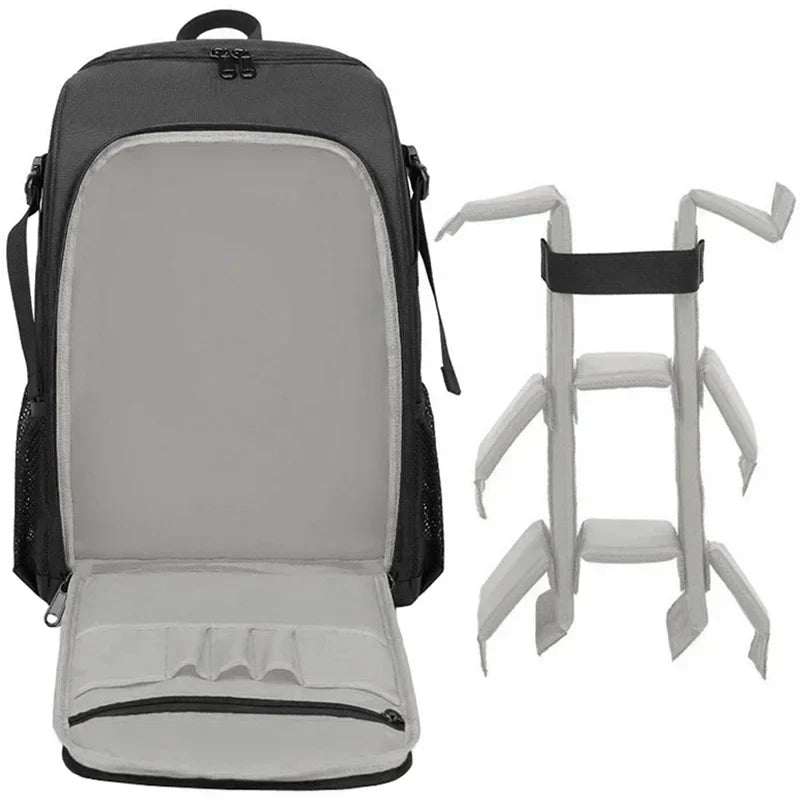 Waterproof Oxford Camera Backpack with Multi-Compartment Storage – Elric